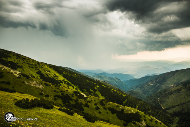letní bouřka Nízké Tatry, Fotograf Lukáš Budínský